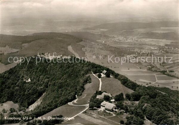Oberlauchringen Fliegeraufnahme mit Kuessaburg