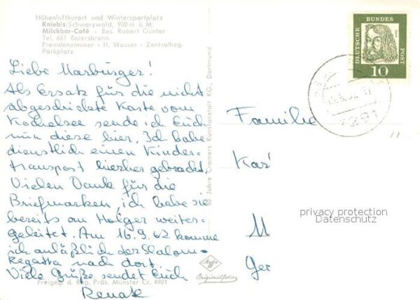 Kniebis Freudenstadt Fliegeraufnahme Milchbar – Bild 2