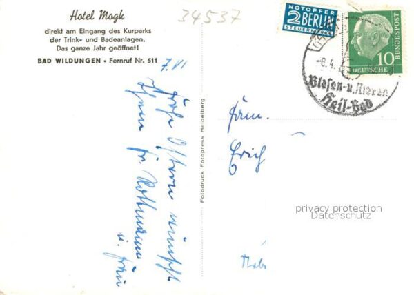 Bad Wildungen Hotel Mogk – Bild 2