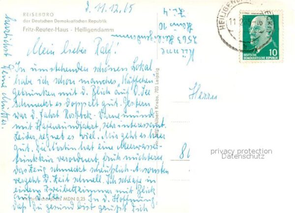 Heiligendamm Ostseebad Fritz Reuter Haus – Bild 2