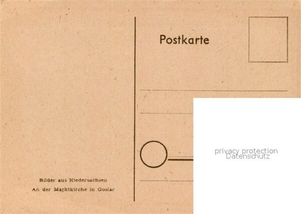 Goslar An der Marktkirche Holzschnitt – Bild 2