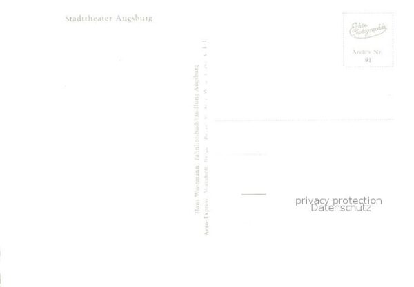 Augsburg Stadttheater Fliegeraufnahme – Bild 2
