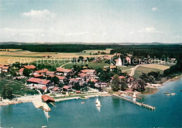 Gstadt Chiemsee Fliegeraufnahme