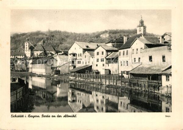 Eichstaett Oberbayern Partie an der Altmuehl