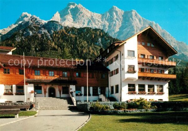 Zugspitze Talstation der oesterr Zugspitzbahn