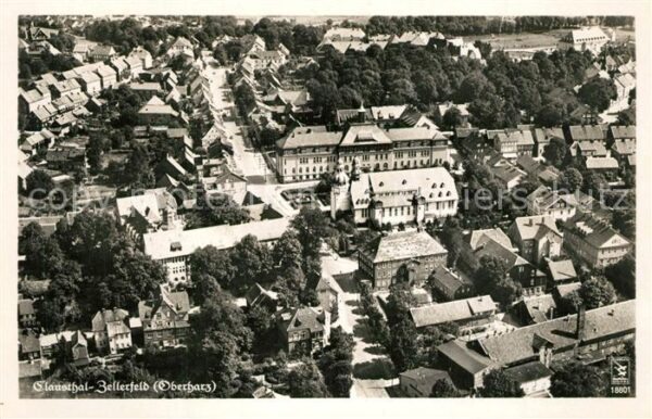 Clausthal-Zellerfeld Fliegeraufnahme