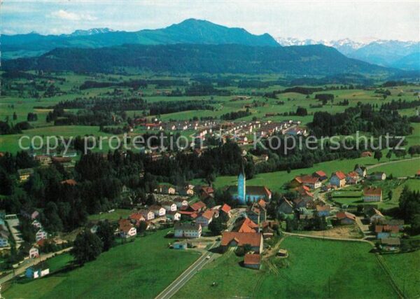 Waltenhofen Allgaeu Fliegeraufnahme Gruenten