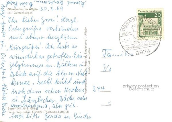 Oberstaufen Fliegeraufnahme – Bild 2
