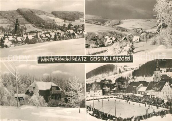 Geising Erzgebirge Schlittschuhbahn