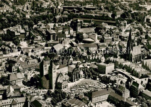 Muenster Westfalen Fliegeraufnahme Altstadt