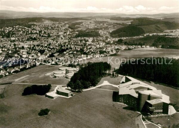 Olpe Biggesee Mutterhaus der Franziskanerinnen Fliegeraufnahme