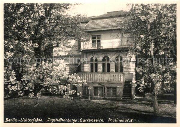 Lichterfelde Berlin Jugendherberge Paulinenstrasse 8