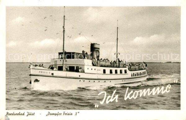 Juist Nordseebad Dampfer Frisia