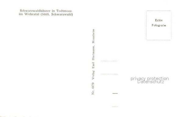 Todtmoos Schwarzwaldhaeuser – Bild 2