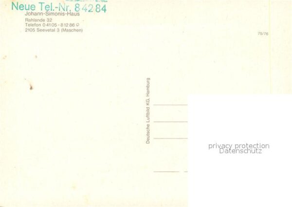 Seevetal Fliegeraufnahme Johann-Simonis-Haus – Bild 2