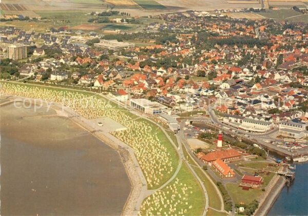 Buesum Nordseebad Fliegeraufnahme