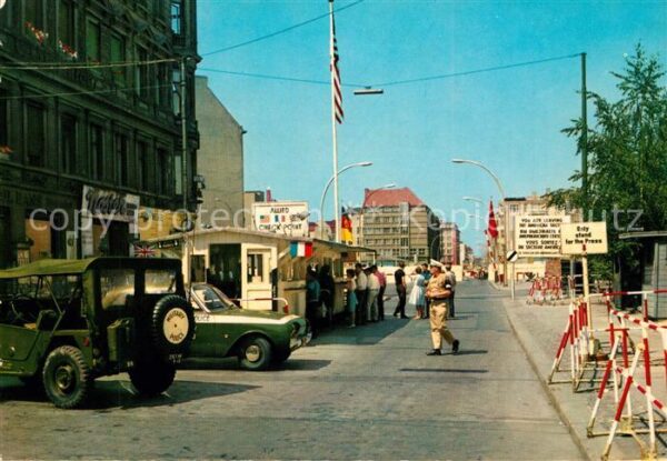 Berlin Passierstelle Friedrichstrasse Sektorengrenze