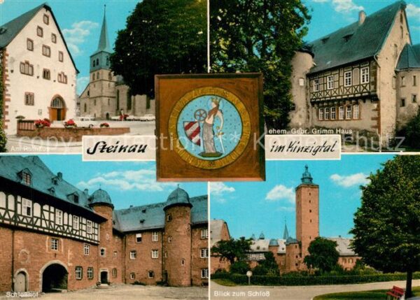 Steinau Strasse Rathaus Schlosshof Grimm Haus