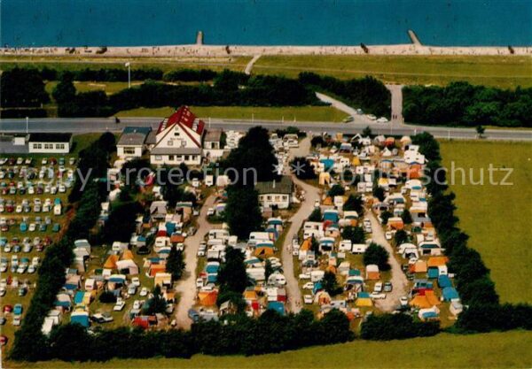 Duhnen Nordsee Fliegeraufnahme Camping Seelust