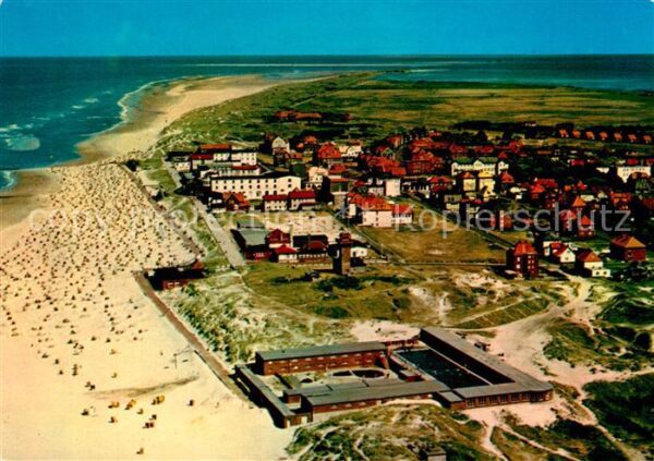 Wangerooge Nordseebad Fliegeraufnahme