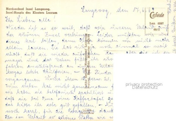 Langeoog Nordseebad Insel-Hospiz Klosters Loccum – Bild 2