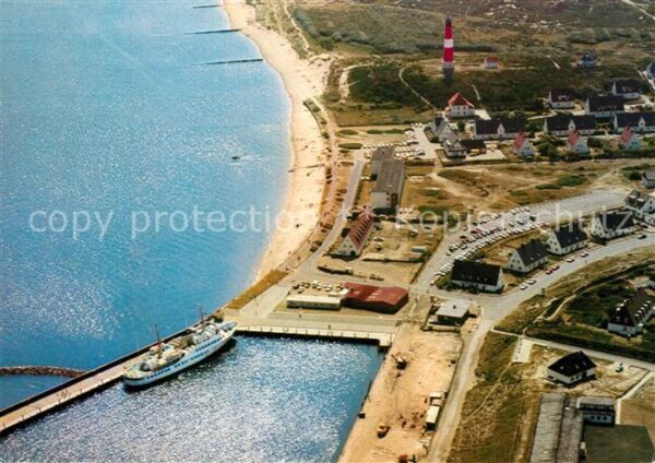 Hoernum Sylt Fliegeraufnahme Hafen
