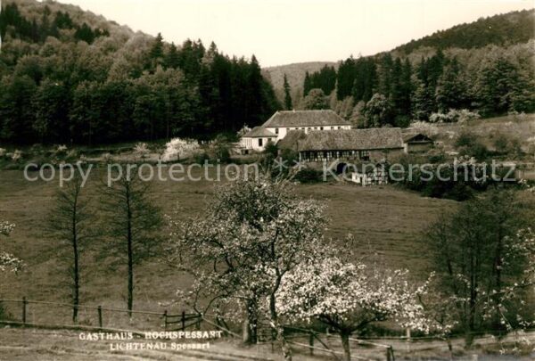 Lichtenau Spessart Gasthaus Hochspessart