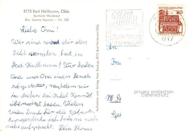 Bad Heilbrunn Kurheim Waldrast – Bild 2