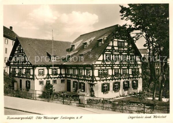 Esslingen Neckar Zimmergeschaeft Otto Weissinger