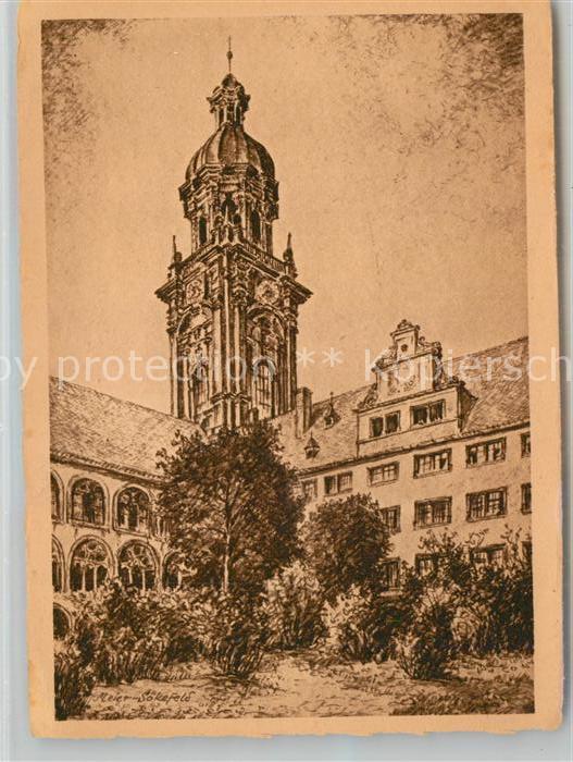 Wuerzburg Universitaet Zeichnugn von Meier Soekefeld