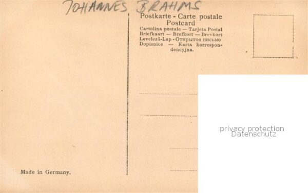 Hamburg Portrait Johannes Brahms – Bild 2