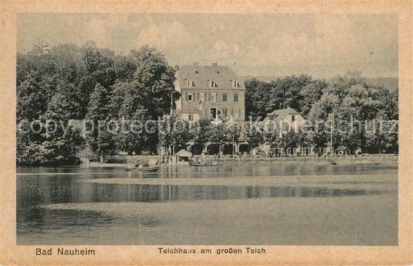 Bad Nauheim Teichhaus am grossen Teich