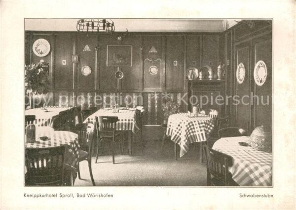 Bad Woerishofen Kneippkurhotel Sproll Schwabenstube