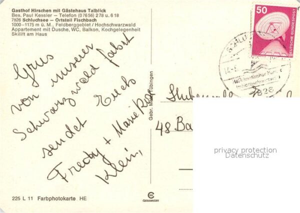 Fischbach Schluchsee Gasthof Hirschen mit Gaestehaus Talblick – Bild 2