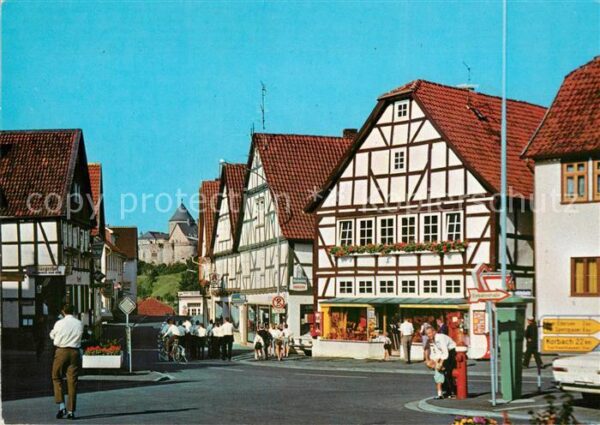 Waldeck Edersee Strassenkreuzung