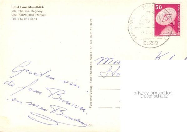 Koewerich Hotel Haus Moselblick Moselpartie – Bild 2