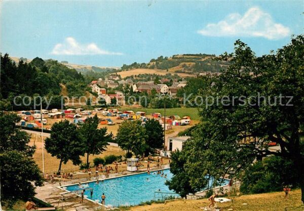 Oberweis Eifel Panorama Camping Freibad