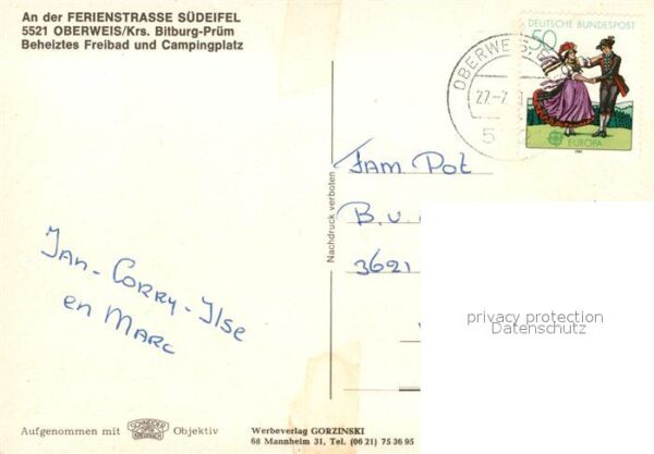 Oberweis Eifel Panorama Camping Freibad – Bild 2
