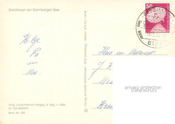 Seeshaupt am Starnberger See Fliegeraufnahme – Bild 2