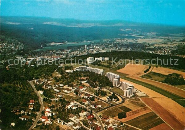 Bad Kissingen Fliegeraufnahme mit Hotel Sonnen Huegel
