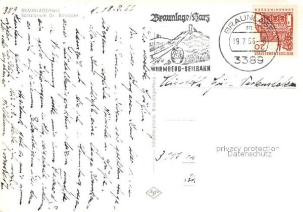 Braunlage Sanatorium Dr Schroeder – Bild 2