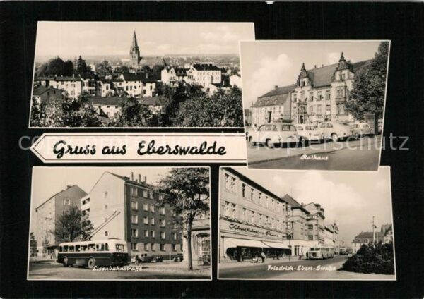 Eberswalde Rathaus Eisenbahnstrasse Friedrich Ebert Strasse