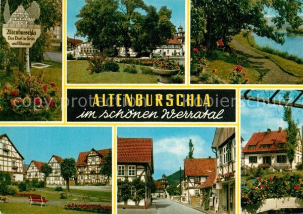 Altenburschla Orts und Teilansichten Park