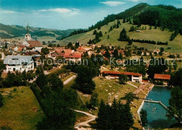 Oberstaufen Alpenfreibad Panorama