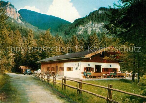Kreuth Tegernsee Waldcafe Weissachalm