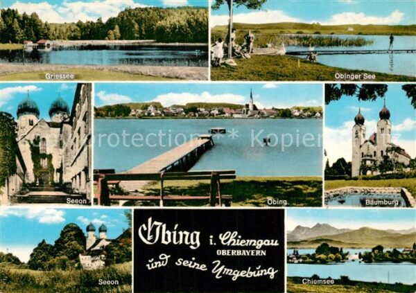 Obing Griessee Obinger See Seeon Panorama Baumburg Chiemsee