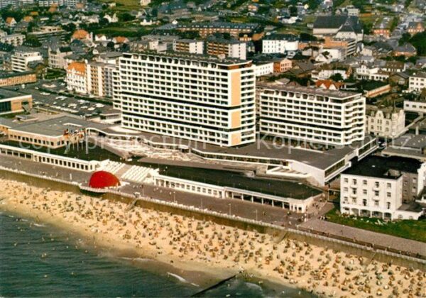 Westerland Sylt Kurzentrum Fliegeraufnahme