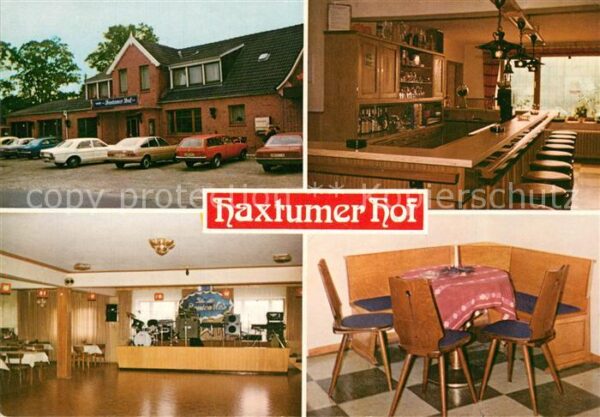 Haxtum Ostfriesland Gaststaette Haxtumer Hof Bar Tanzsaal Gaststube