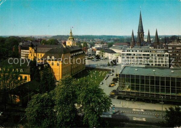 Oldenburg Niedersachsen Stadtzentrum mit Kirche