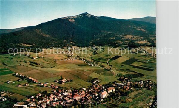 Lam Oberpfalz Fliegeraufnahme mit Osser